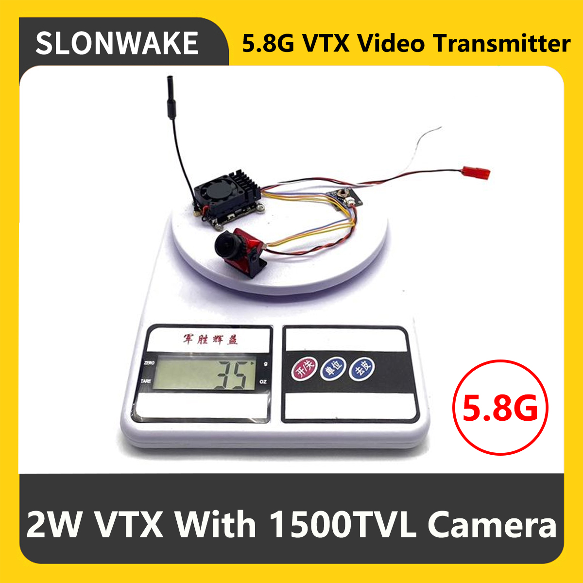 Drone Rc Remote Control - SLONWAKE 5.8G 2000mW FPV VTX Transmitter