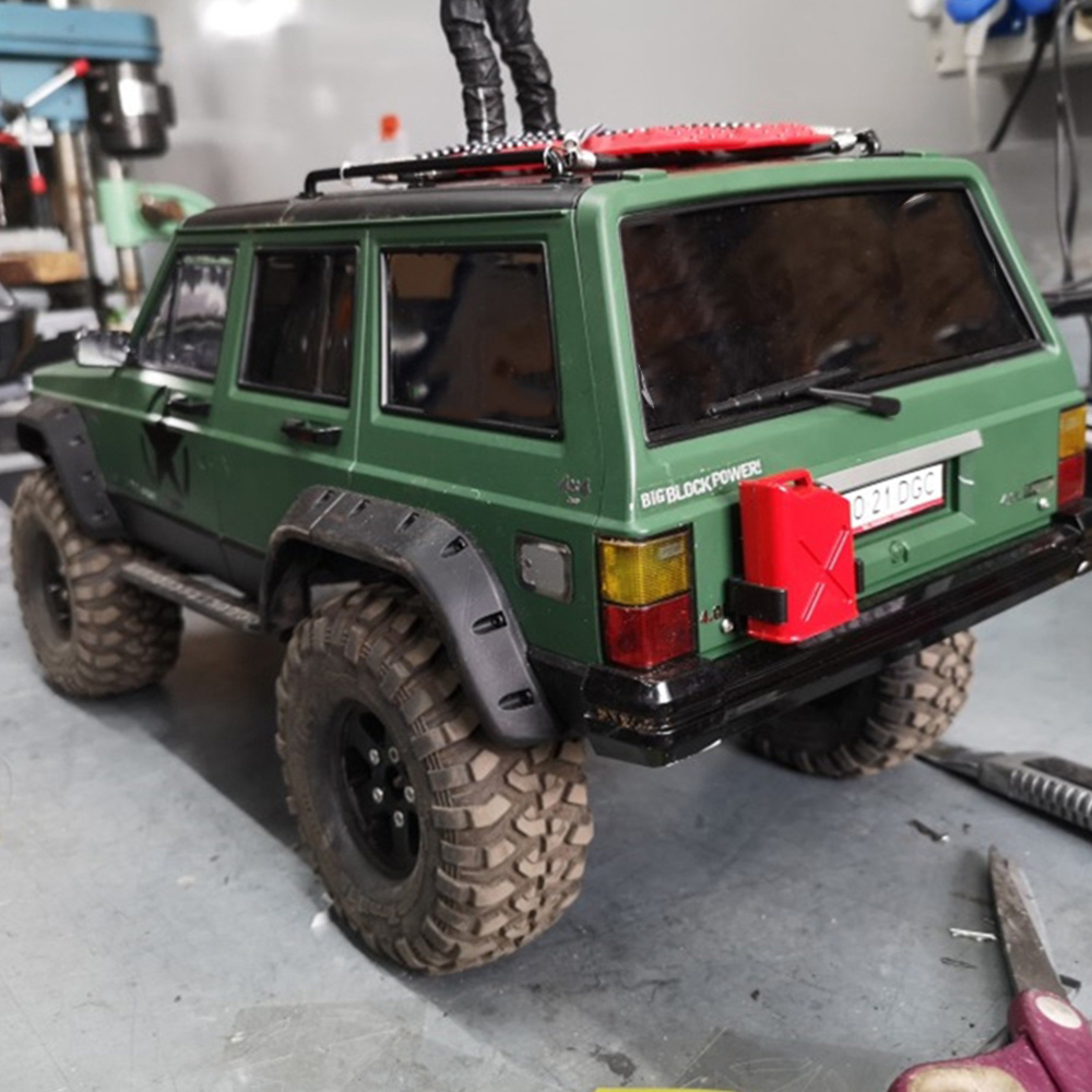 Rc Car Body Shell - Painted Hard Plastic 313Mm Wheelbase Cherokee