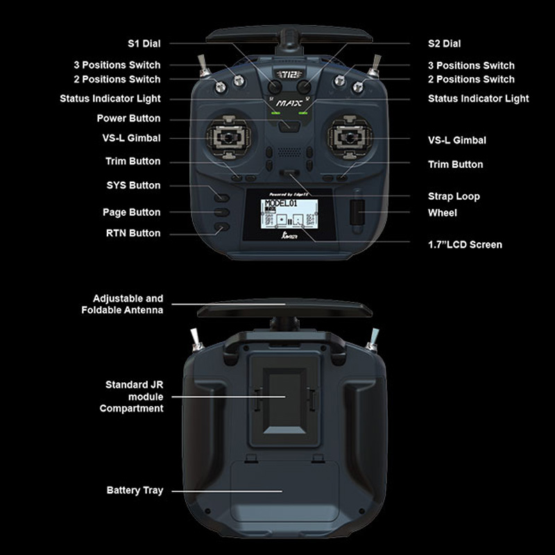 Jumper T12 MAX Radio Controlle - đánh giá và giá Drone Vs Rc Airplane