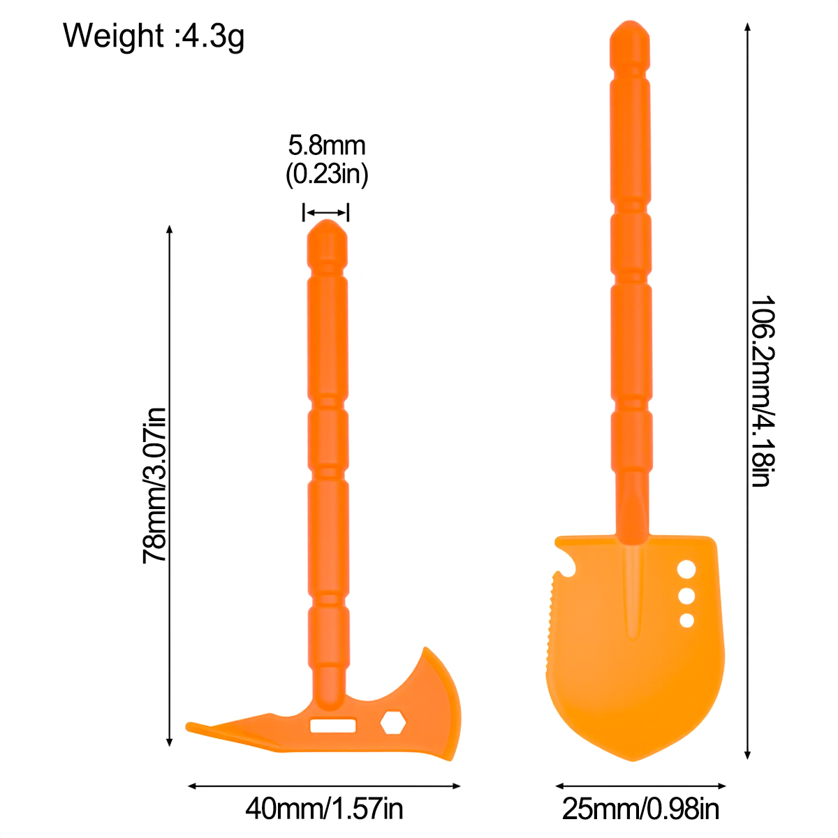 Simulated Plastic Shovel Picka - đánh giá và giá Rc Car Body Shell