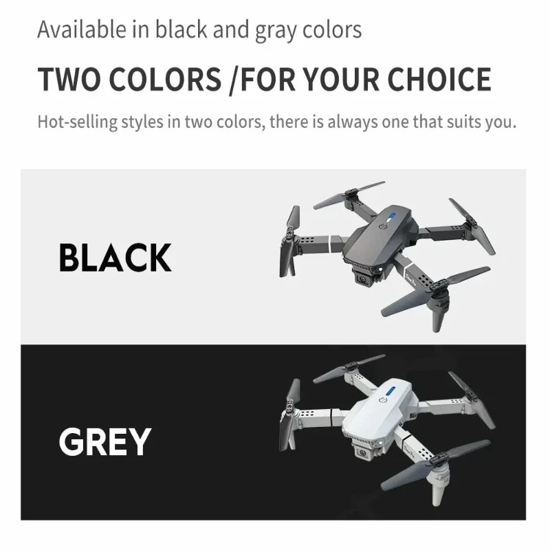 E88 Mini Drone 4K HD Camera Wi - đánh giá và giá Drone E88 Rc Quadcopter