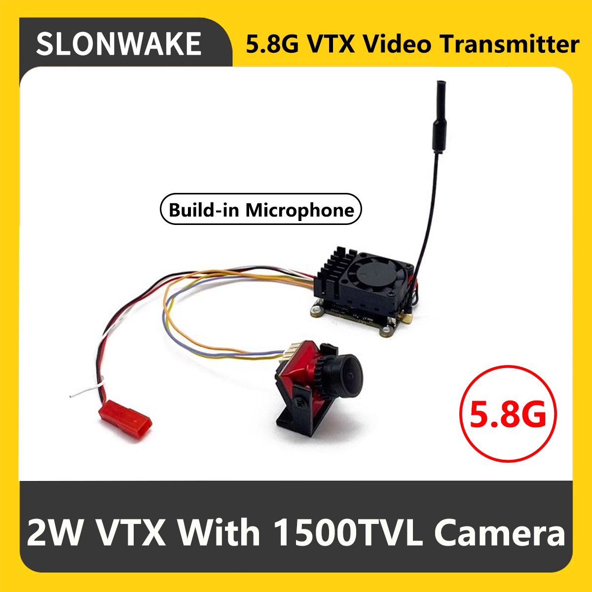 SLONWAKE 5.8G 2000mW FPV VTX T - đánh giá và giá Drone Rc Remote Control
