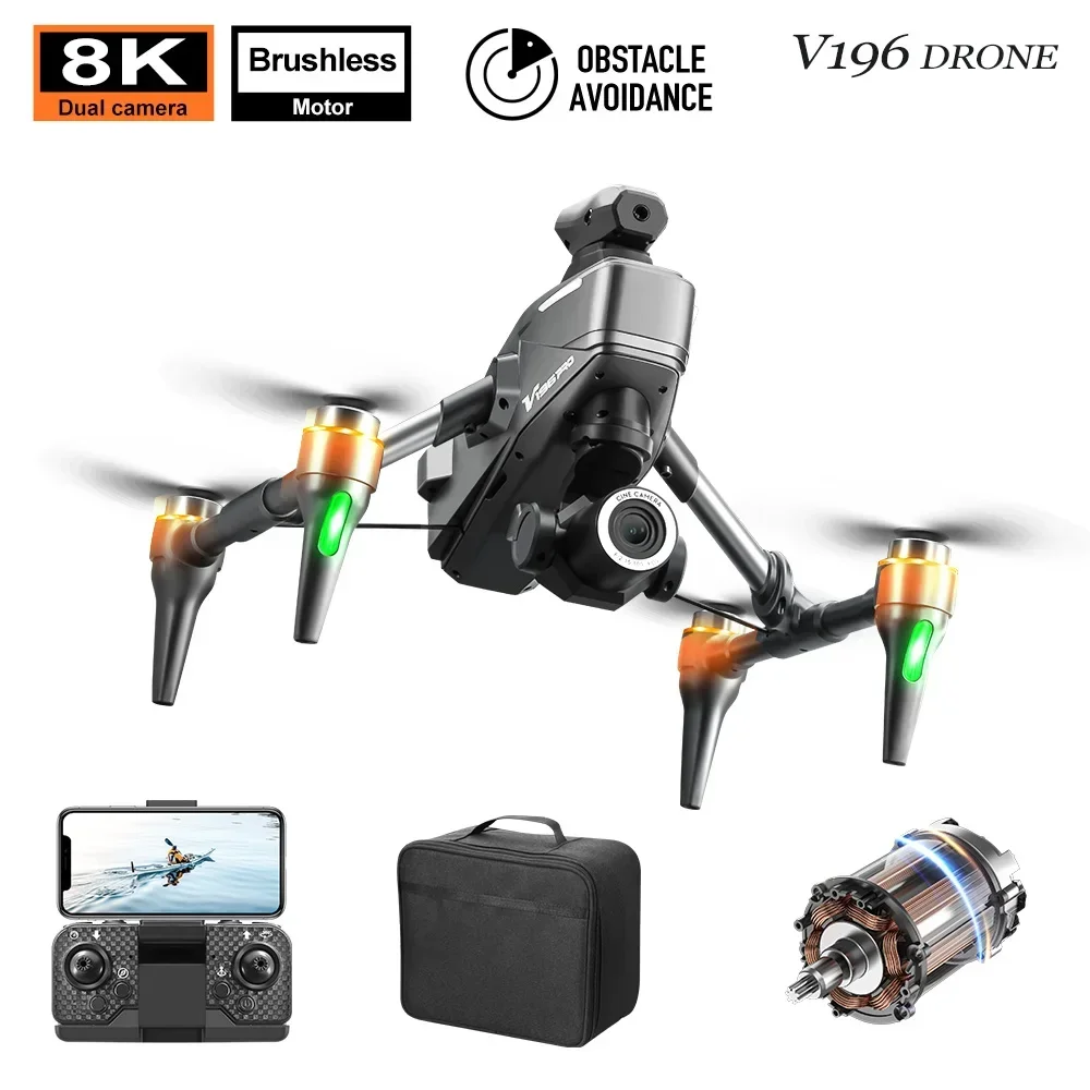 V196 Pro 8K HD Dual Camera Dro - đánh giá và giá Drone V196 Rc
