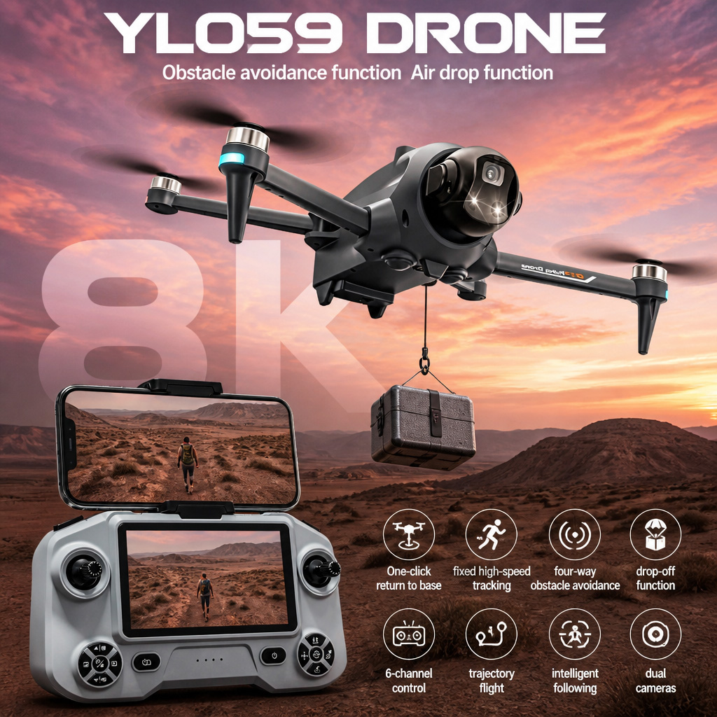 NEW YL059 Drone GPS Auto Retur - đánh giá và giá Drone Rc Ufo