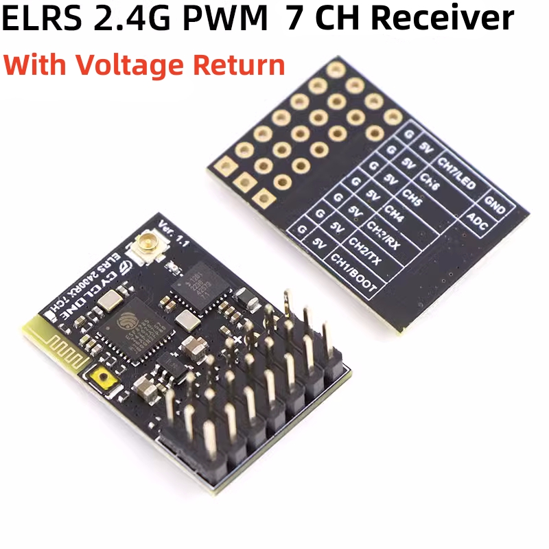 ELRS 2.4G PWM 7CH 6CH CRSF Rec - đánh giá và giá Rc Boat