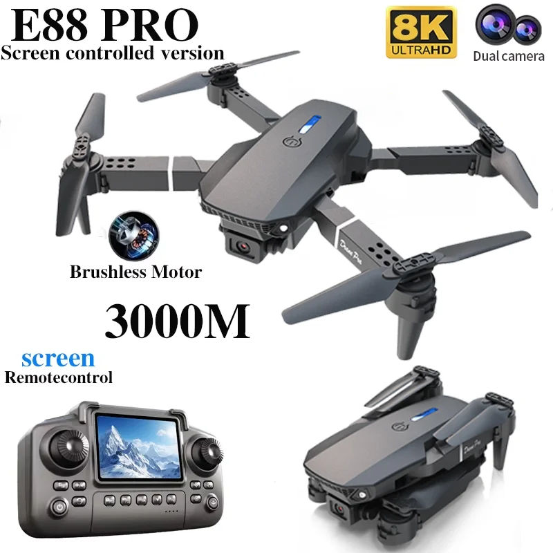 E88 PRO Drone with screen 4K H - đánh giá và giá Drone E88 Rc Quadcopter
