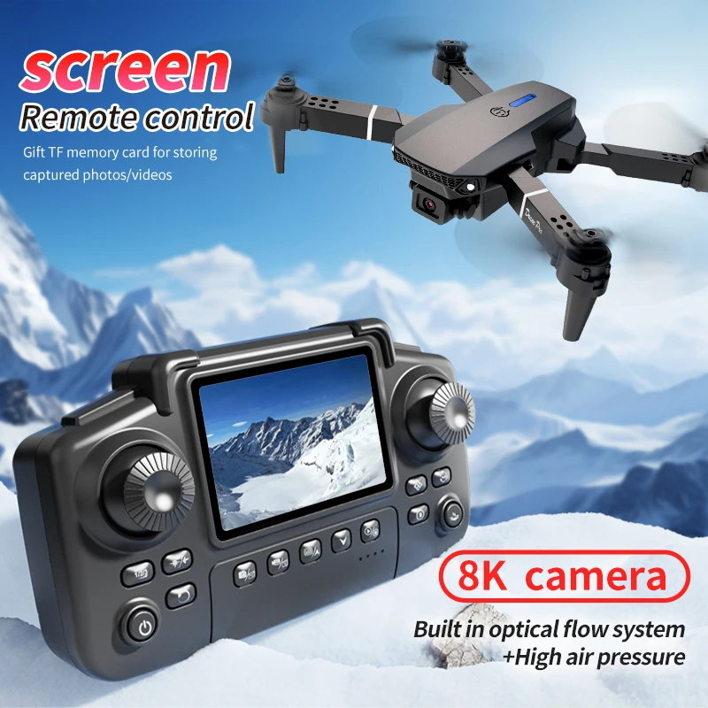 E88 PRO Drone with screen 4K H - đánh giá và giá Drone E88 Rc Quadcopter